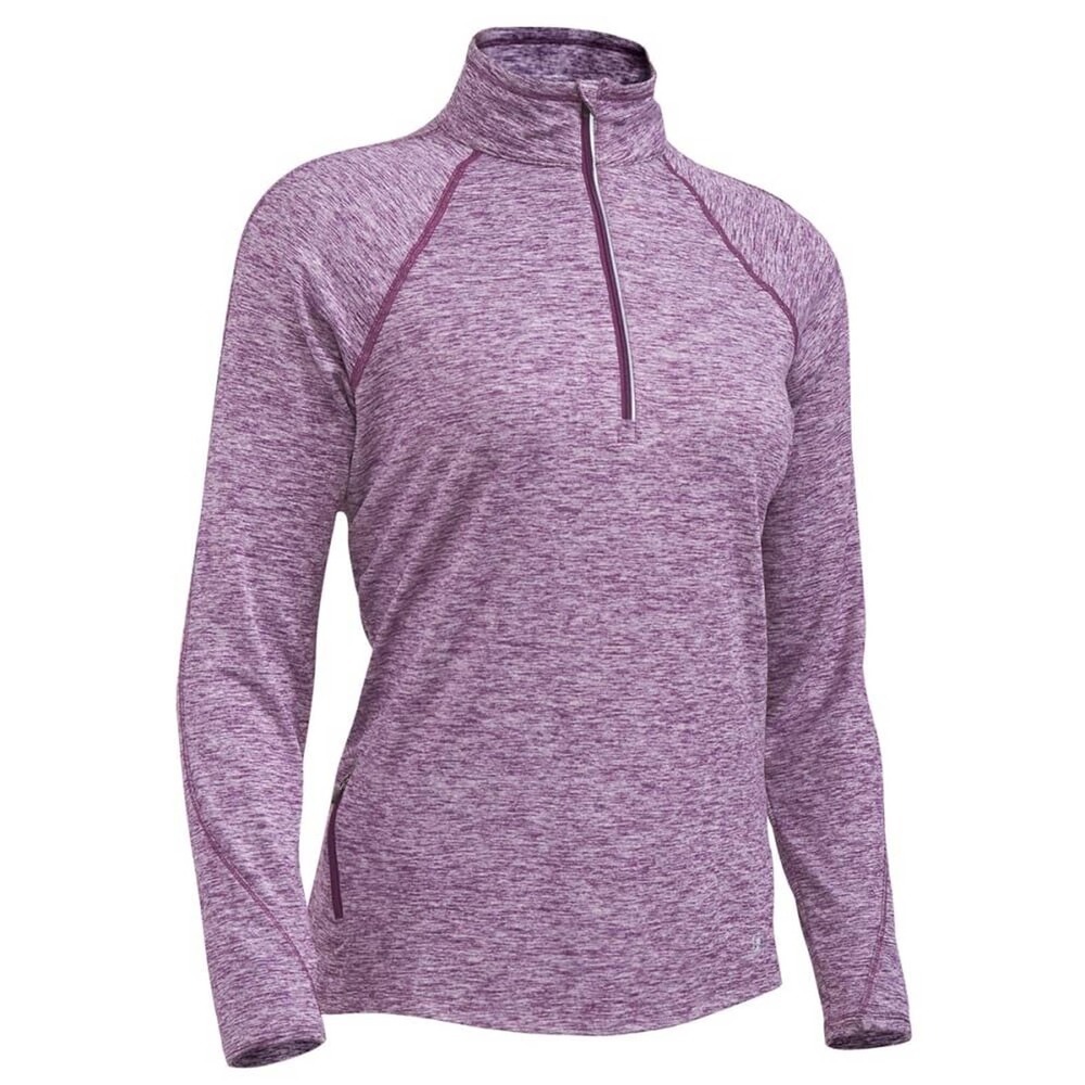 Eastern Mountain Sports | Transition 1/2 Zip Size S Purple Half Zip Pullover Top
